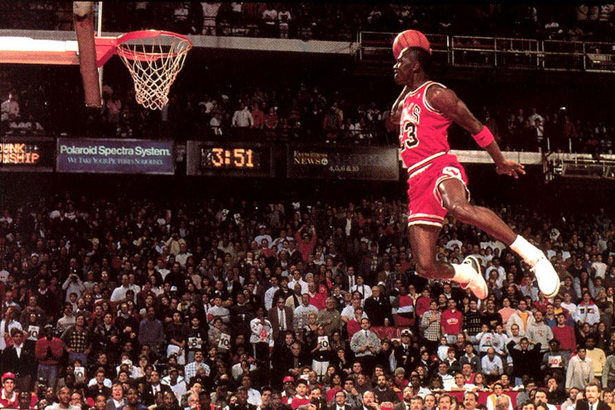 Jordan Jumping and Dunking